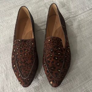 NWOT Madewell Leopard Print Loafers